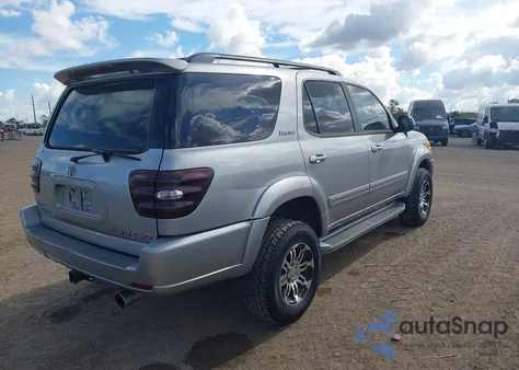 2002 Toyota Sequoia Limited V8 из США, поврежденный, VIN 5TDBT48A72S113089